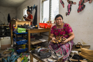 OXFAM WISE PROGRAM Guatemala, 2015  Gloria Martina ChÃ¡vez Mus: owner of Calzados Schel; maker and seller of shoes; loan recipient lives in Santa Lucia Utatlan, Solola