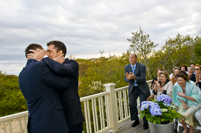 Josh and Tim are married, Provincetown, MA
