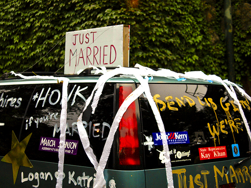 Just married, Concord, MA
