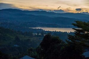 early morning in the hills of rwanda